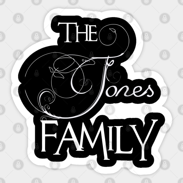 The Jones Family ,Jones NAME Sticker by inevitablede